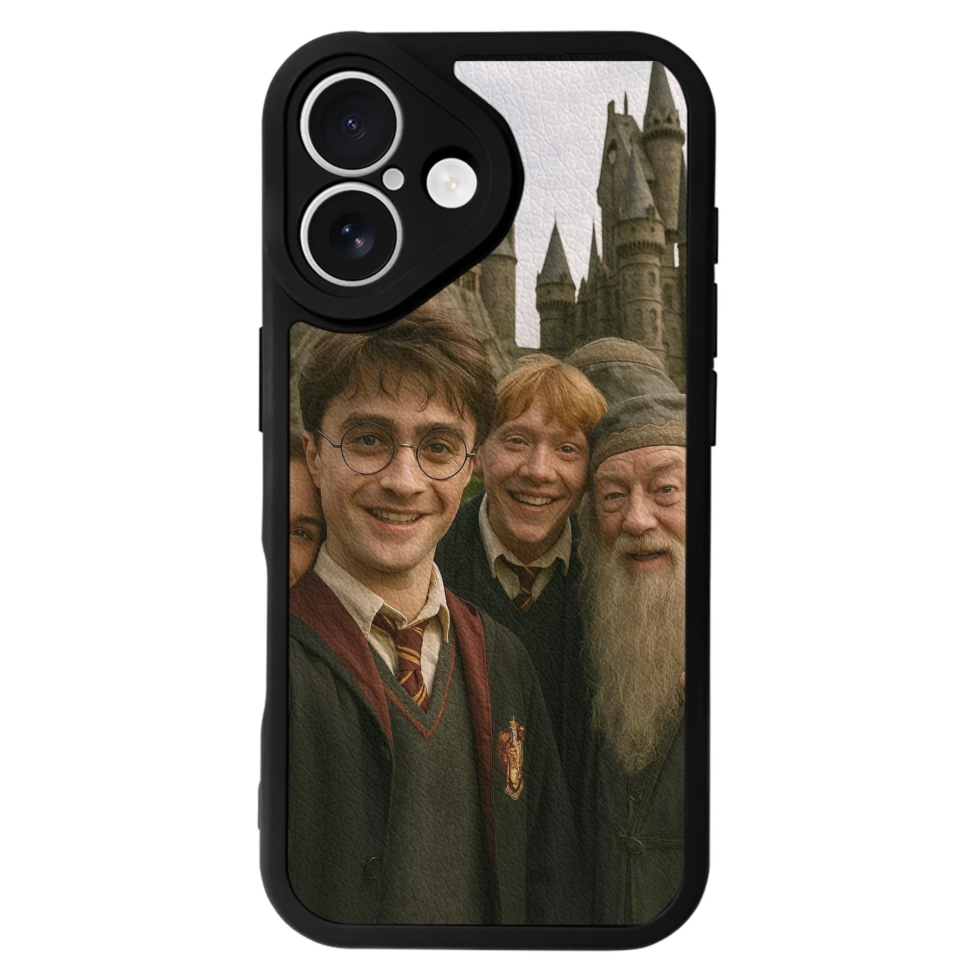 （画像用） Harry Potter ハリー・ポッターシリーズ 【iPhone 16シリーズ対応】シリコンスマホケース（レザー調） 材質：シリコン